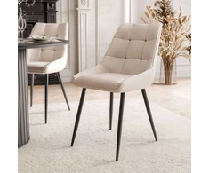 Lukmebel ESME BEIGE minkšta kėdė