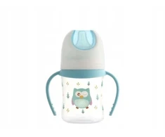 Lulabi Owl puodelis 120 ml mėlynas