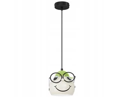 Luminex Lampa Wisząca Dziecięca Bambini 1xE27 15W Metal Krem/Žalias