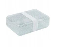 Lunchbox GLITTER Sidabrinis A Little Lovely Company