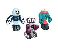 Luxma Magnetinės kaladėlės vaikams, robotai, 21 elementas, erdvės pramogos
