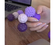 Luxma MAGNETINIAI ANTISRESO SILIKONINIAI KAMULIUKAI RELAX FUN Violetinė 8 vnt.