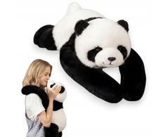 Luxma Panda svertinis meškiukas 65 cm terapinis pliušinis žaislas 1kg ADHD autizmo stresas