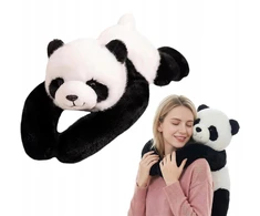 Luxma Panda svertinis meškiukas 65 cm terapinis pliušinis žaislas 1kg ADHD autizmo stresas