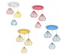 Luxolar Lampa sufitowa żyrandol dziecięcy plafon LED 724E3