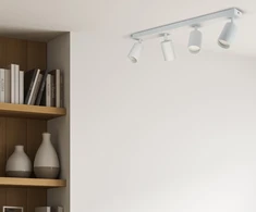 Luxolar Lubinė lempa Šviestuvas Plafon Vamzdžiai Metalinis SPOT BG4 LED 4xGU10 Baltas