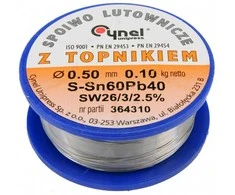 Vorel Toya Sa Poland Lydmetalio viela Ø 2,50mm. 100g su fliusu (76822)