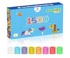 Lyginimo karoliukai 10mm Glitter 1500vnt Maxi Junior La Manuli