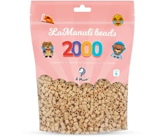 Lyginimo karoliukai LIGHT BROWN 2000 La Manuli karoliukai 5mm