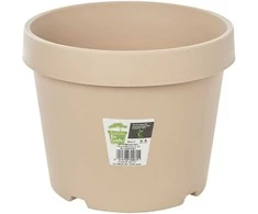 Maceflor Garden Kompostuojamas gėlių vazonas Lipari Ø28cm H22.4cm bioplastikinis/šv.rudas