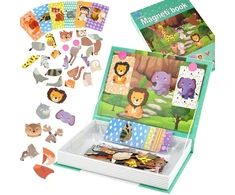Madej MAGNETINĖ KNYGA DĖLĖS GYVŪNŲ ZOO SAFARIS