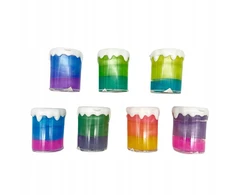 Madej Masa putty brokatowa Slime 3 kolorowa w kubeczku Crystal Mud