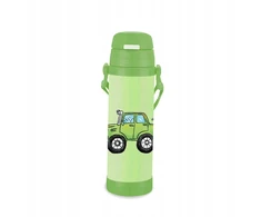 Maestro Termo puodelis vaikams dziecka ze słomką 500ml autko MAESTRO MR-1640-50-B