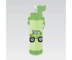 Maestro Termo puodelis vaikams dziecka ze słomką 500ml autko MAESTRO MR-1640-50-B