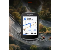 Magene Dviračio kompiuterio jutiklinis ekranas GPS Wifi Bluetooth ANT programa lenkų kalba