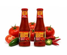 Maggi TEXICANA kečupas Salsa Jalapeno Pomidorų čili VOKIETIŠKAS PADAŽAS 2x500g