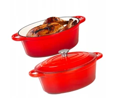 Magic Home MagicHome Castora Line ovalus puodas 30 cm 4,4 l su dangteliu