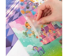 Magic KIDEA Decal Creative Set TRANSFER lipdukai MERGAITĖMS