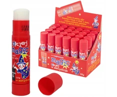 MAGIC mokyklos biuro KLIJAI rinkinys pagaliukuose, 24 vnt. 10g pakuotė