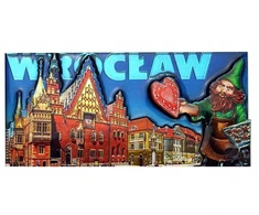 Magnes I love Poland Wrocław Pan Dragon
