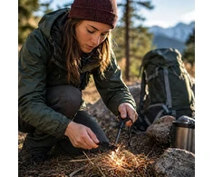 Magnesium Firestarter Military Strong Big Survival Tourist EDC Firee