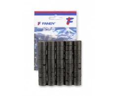 Magnetai 15mm juodi 40vnt Fandy