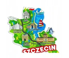 Magnetas Aš myliu Lenkiją Ščecinas ILP- MAG- C- SZCZ- 36 Pan Dragon