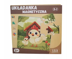 MAGNETINĖ DĖLĖS GYVŪNŲ QBI ŪKIS VAIKAMS LOGINĖ DOVANA