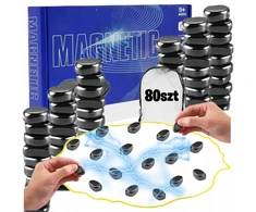 MAGNETINIAI AKMENYS MAGNETINIAI AKMENYS ŽAIDIMAI STALO ŽAIDIMAI 80 vnt.