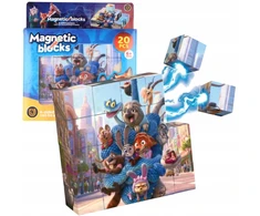 Magnetiniai blokai Zootopia Zootopia 20 vnt. 3D dėlionė