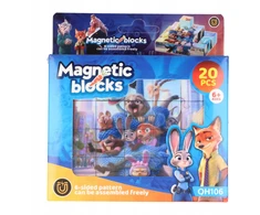 Magnetiniai blokai Zootopia Zootopia 20 vnt. 3D dėlionė