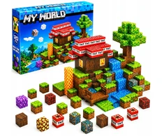 Magnetiniai blokeliai 120 kaladėlių rinkinys 2 Cube žmonės