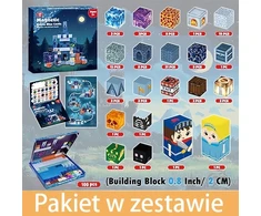 MAGNETINIAI KALULAI 100 vnt KUBAI Dizaino Dovana VAIKAMS