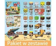 MAGNETINIAI KALULAI 100 vnt KUBAI Dizaino Dovana VAIKAMS