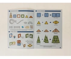 MAGNETINIAI KLUOKLIAI 69 vnt. ADAR vaikams SVĖTINantis LED