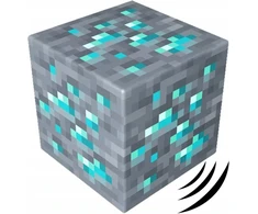 Magnetinis blokas Minecraft blokai deimantų rūdos deimantų rūdos telkinio sujungimas