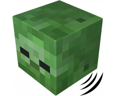 Magnetinis blokas Minecraft Mob Zombie blokuoja malonų tobulą ryšį