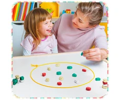 MAGNETINIS STRATEGINIS LOGINIS ŽAIDIMAS SPALVOTI AKMENYS DIDELIS RINKINYS 40 EL