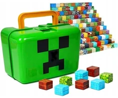 Bez Marki MAGNETINIŲ BLOKŲ RINKINYS PIXEL CUBE BLOCKS lagaminas FIGURINES 100 EL