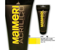 Maimeri Acrilico akriliniai dažai 200ml, 113 Perm Geltona Medi