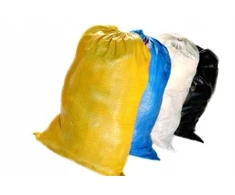 Maišai po 25 kg su raišteliu, 50 x 80 cm, anglies spalvos, 1 vnt.