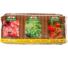Maišas su žeme augalams ASB Greenworld 50L