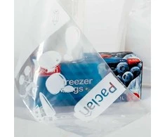 Maišeliai maistui šaldyti Paclan 1L/40gab. permatomi