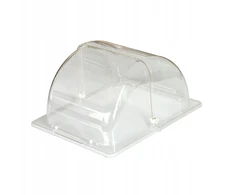 Maisto dangtelis Kepimo priedai PC plastikinis užkandžių ekrano dangtelis 33cmx27cmx17cm