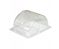Maisto dangtelis Kepimo priedai PC plastikinis užkandžių ekrano dangtelis 33cmx27cmx17cm