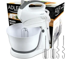 Maišytuvas su besisukančiu dubeniu, 600W, 5 greičiai, Adler AD 4202