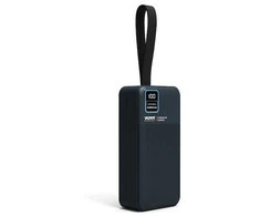 PORT CONNECT External USB-C battery integrated lamp | 30000 mAh | Mėlyna