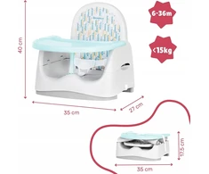 Maitinimo kėdutė Badabulle Comfort, baltas