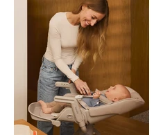 Maitinimo kėdutė, lovelė, čiužinys, diržai, Lionelo Maddie SET