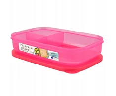 Makamaka "mylunch City" maisto dėžutė su skyreliais, 850ml, rožinė
